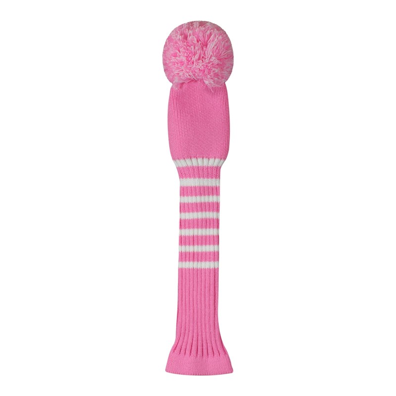 Knit Woods Golf Head Covers, Set of 4, Pink Color,