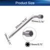 Heyiarbeit Tire Lug Wrench Vehicle Spare Jack-L Type Hexagon 19mm