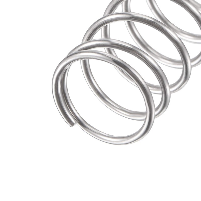 sourcing map Compression Spring, 304 Stainless Steel Compression Springs, Silver