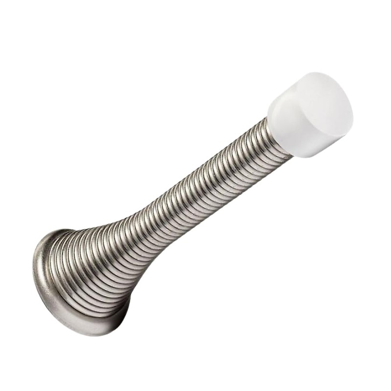 Citystores® Silver Door Stopper | Heavy Duty Spring Spiral Floor