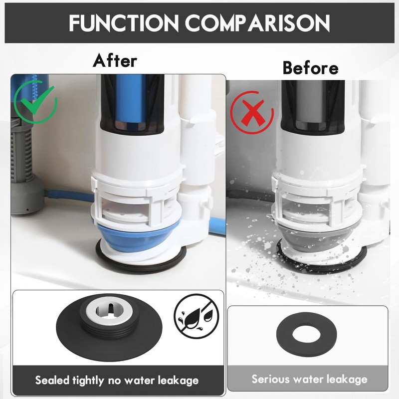 Flush Valve Seal Compatible with Ideal Standard Toilet Cistern, Replacement