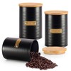 EHC Set of 3 Tea, Coffee & Sugar Airtight Kitchen