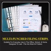 A4 Punched Pockets Clear Plastic Folders Filing Wallets Sleeves Document