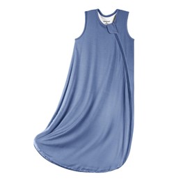 BubblePanda Modal Sleep Sack 6-12 Months 0.5 Tog Super Soft Toddler Sleep Sack for Babies Summer Lightweight 2-Way Zipper Baby Wearable Blanket