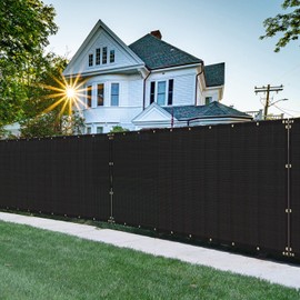 FLORALEAF 4'×13' Privacy Screen Fence Windscreen Mesh Shade Net Cover Heavy Duty Fencing 90% Blockage for Outdoor Wall Garden Yard Backyard - Custom Size Available