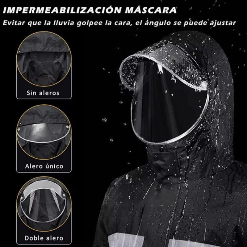 Impermeable De Una Pieza Traje Impermeable Motociclista