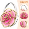 ORFOFE 2pcs Handbag Coat Hanger White Bracket Roses