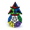 ROXENDA Zauberwürfel Set, Speed Würfel Set mit Pyramide Dodekaeder Speedcube,