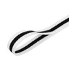 [Allegra K] Striped Canvas Shoelaces, Flat Laces, Flat Laces, Wide