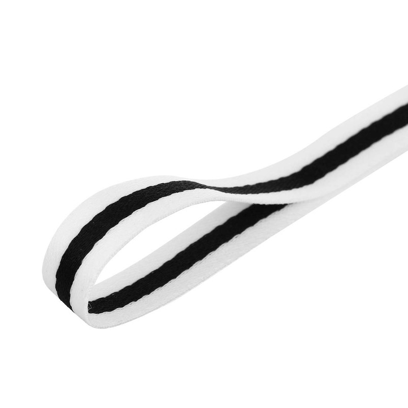 [Allegra K] Striped Canvas Shoelaces, Flat Laces, Flat Laces, Wide