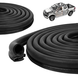 GOMADEIT Automotive Weather Stripping, Fits Dodge Ram 1500 2500 3500 Car Door Rubber Seal Strip Replacement, Front Pair, AM-3821763176 1AWSK00407