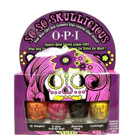 OPI Nail Lacquer - SO SO SKULLICIOUS Mini Collection ( 4 colors x 1/8oz)