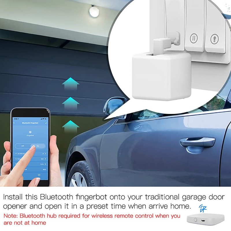 Smart Switch Button Pusher: Bluetooth Fingerbot Plus mit Toolkit für