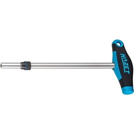 HAZET - Telescopic Bit Holder 866BH-14 I for Holding Bits / Screwdriver Bits I Universal Non-Slip I Telescopic Tube Made of Stainless Steel I Output: Hexagonal 6.3 (1/4 Inch) I Magnetic Force: 1000 g