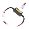 1Pair H1/H3 Canbus LED Headlight Decoder Device Anti Flicker Resistors