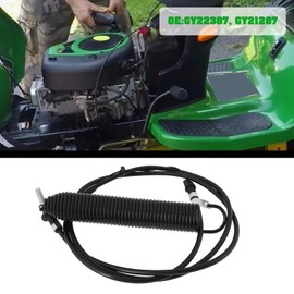 LT Easiyl 1 x Lawn Tractor PTO Control Cable GY22387 Replacement Part Deck Clutch Cable GY21287 Compatible with John Deere D100 D105 D110 D120 S/N