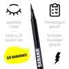 Banana Beauty Eyeliner Black (Basic ) - Waterproof Make Up