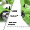 MTB Pedals, Large Platform with 18 Grippy Pins, Cr-Mo Spindle,