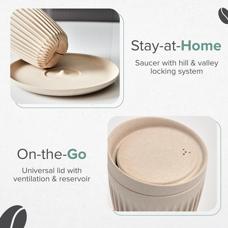 8oz HuskeeCup & Lid - Natural