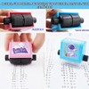 DWFEYOI Maths Stamp Roller, Pack of 4 Roller Digital Teaching