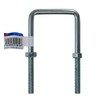 Ai 15-814 Foot Length Bolt-Nut Silver M8X100X60mm Non-Plate Pipe Fixing