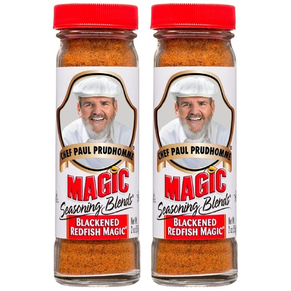 Chef Paul Prudhomme's Magic Seasoning Blends Chef Paul Blackened Redfish Magic Seasoning, 2-Ounce (Pack of 2)