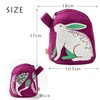 Kusubashi Mon-Ori moritaMiW MiW Pouch with Gusset, Rabbits of Plain