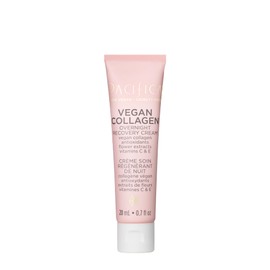 Pacifica Vegan Collagen Mini Overnight Recovery Cream, Revives & Hydrates Skin, For All Skin Types, Vegan & Cruelty-Free, 1.7 Fl Oz