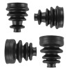 Caltric 2 Front Axle Inner Outer CV Boot Kits for