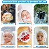 100 Pcs Disposable Shower Caps - Unisex Multipurpose Plastic Waterproof