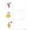 Fun Puns: 20 Assorted Blank All Occasions Notecards Depicting Fun
