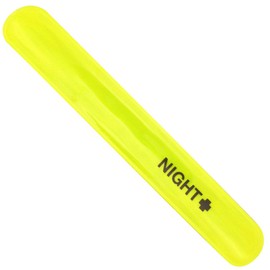 MYST Yellow Reflective Wristband, Approx. 1.6 x 11.2 inches (40 x 285 mm) (5500) for Night Walking, Running, Working