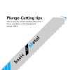 XCAN 20PCS Jigsaw Blades Set Assorted T-Shank Jig Saw Blades