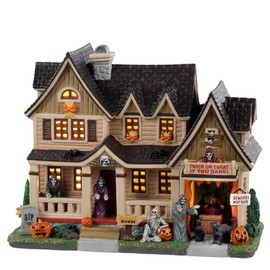 LEMAX Village Collection - Spooky Town Trick Or Treat, If You Dare Lit Building #35007