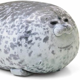 2024 Hot Selling Soft Comfortable Chubby Embossed Sealed Filled Cotton Plush Pillow Cute Pillow - Color: Grey, size: Medium