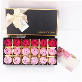 minkissy Flower Soap Box Soaps Creative Mothers Day 18 Flowers for Mom or Girlfriend Color