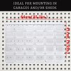 RIVTUN Transparent Garage Organizer Bins, 30PCS Wall Mounted Storage Small