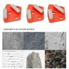 3Pcs Diamond Grinding Shoes Trapezoid Concrete Aggreesive Cutting 2 Long