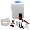 Riloer Windscreen Washer Bottle Kit, UniversalWindscreen Washer Bottle, with Pump