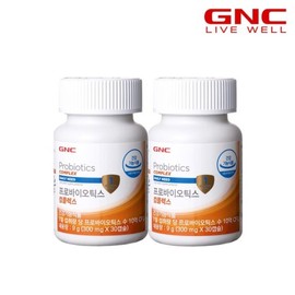 GNC Probiotics Complex 30 Capsules (1-Month Supply) x 2 / GNC 프로바이오틱스 콤플렉스 30캡슐 (1개월분) x 2개