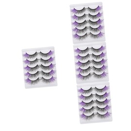 NOLITOY Sets Lash Extensions Fake Lashes Set Natural Look False Eye Lightweight and Gentle Reusable Box Pairs