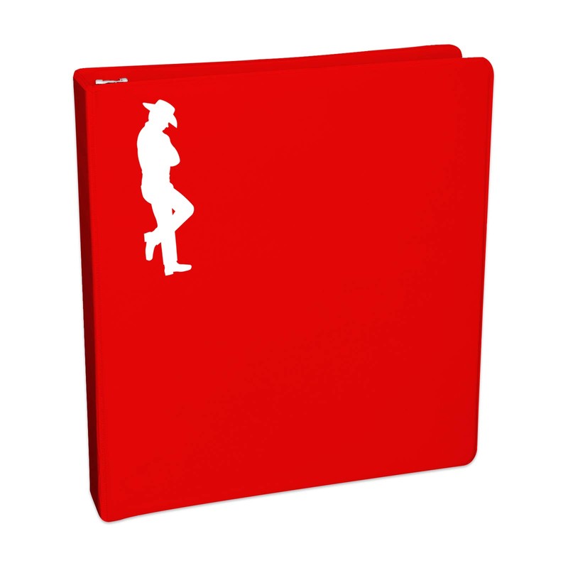Bargain Max Decals Cowboy Silhouette Sticker Decal Notebook Car Laptop