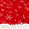 YIYEA Christmas Fluffy Duvet Cover King Size, Luxury Ultra Soft