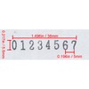 8 Digits Rubber Number Stamp,Date Stamp,Office Stamp,Rotating Stamp