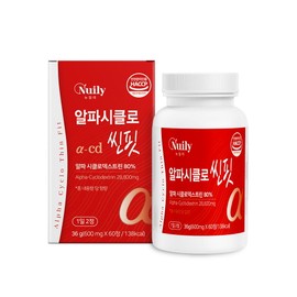 Newly Alpha CD Alpha Cyclo Dextrin Alpha CD tablet type 60 tablets 1 unit / 알파cd 알파시클로 덱스트린 알파시디 알약타입 60정 1개