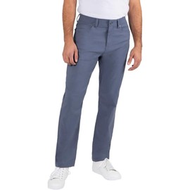 Gerry Men's Tech 5 Pocket Stretch Fabric Comfort Waistband Pant (Blue,34x32)