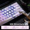 HITIME XVX Butterfly Shine Through Keycaps, Love Theme Cute Custom