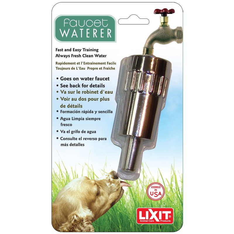 Lixit L100 Water Faucet Automatic Fountain for Dogs and Other