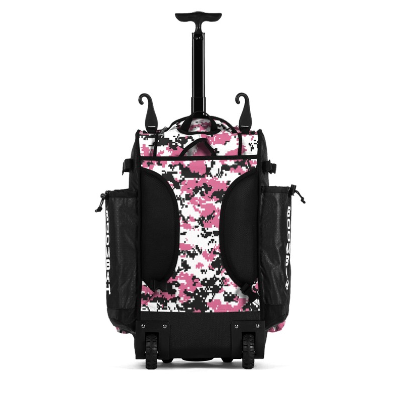 Boombah Rolling Superpack Hybrid Digital Camo Bat Pack Black/Pink -