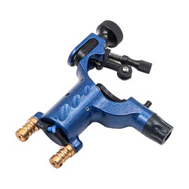 NUZAMAS Rotary Tattoo Machine Electric Rotary Liner Shader Tattoo Strong Motor Gun Permanent RCA Cord Artist Makeup Tool Blue